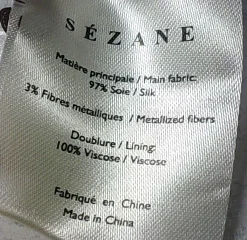 Sezane Taille 34. Robe Casual 5 Sezane Taille 34. Robe Casual -Veloutelle Soldes Boutique 15503820 20512302 thickbox