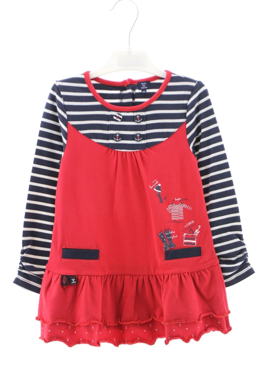 Terre De Marins Taille 4 Ans. Robe Casual 1 Terre De Marins Taille 4 Ans. Robe Casual