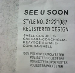 See U Soon Taille M. Robe Casual 5 See U Soon Taille M. Robe Casual -Veloutelle Soldes Boutique 15525556 20556967 thickbox